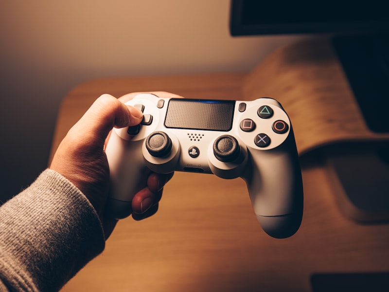 Retro console close-up